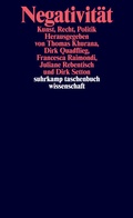 Cover: Negativit&auml;t - Suhrkamp