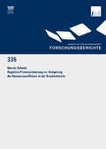 Cover: Kognitive Prozesssteuerung zur Steigerung der Ressourceneffizienz in der Druckindustrie - utzverlag