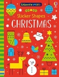 Cover: Sticker Shapes Christmas - Usborne Publishing Ltd