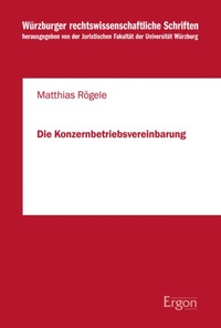 Abbildung von: Die Konzernbetriebsvereinbarung - Ergon