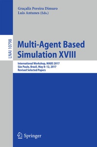 Enlarge image Cover: Multi-Agent Based Simulation XVIII - Springer