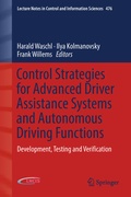Cover: Control Strategies for Advanced Driver Assistance Systems and Autonomous Driving Functions - Springer