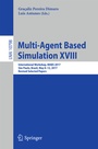 Cover: Multi-Agent Based Simulation XVIII - Springer
