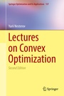 Cover: Lectures on Convex Optimization - Springer