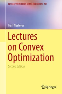 Enlarge image Cover: Lectures on Convex Optimization - Springer