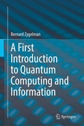 Cover: A First Introduction to Quantum Computing and Information - Springer