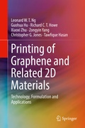 Cover: Printing of Graphene and Related 2D Materials - Springer