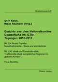 Cover: Berichte aus dem Nationalkomitee Deutschland im ICTM, Tagungen 2010-2013 - Shaker