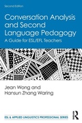 Cover: Conversation Analysis and Second Language Pedagogy - Routledge