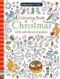 Cover: Colouring Book Christmas with Rub-Down Transfers x5 Pack - Usborne Publishing Ltd