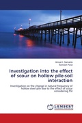Cover: Investigation into the effect of scour on hollow pile-soil interaction - LAP Lambert Academic Publishing