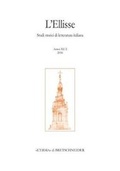 Cover: L'Ellisse, 11/2, 2016. I Primi Lincei. Le Biografie Manoscritte - L'Erma Di Bretschneider