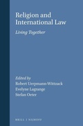 Cover: Religion and International Law - Martinus Nijhoff