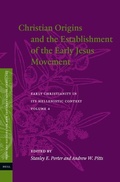 Cover: Christian Origins and the Establishment of the Early Jesus Movement - Brill