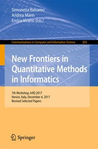 Enlarge image Cover: New Frontiers in Quantitative Methods in Informatics - Springer