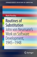 Cover: Routines of Substitution - Springer