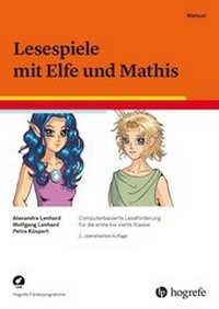 Enlarge image Cover: Lesespiele mit Elfe und Mathis - Hogrefe