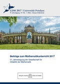 Cover: Beitr&auml;ge zum Mathematikunterricht 2017 - WTM-Verlag