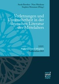 Cover: Verletzungen und Unversehrtheit in der deutschen Literatur des Mittelalters - Narr Francke Attempto