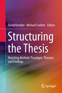 Enlarge image Cover: Structuring the Thesis - Springer