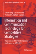 Cover: Information and Communication Technology for Competitive Strategies - Springer