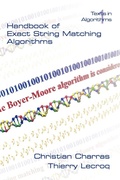 Cover: Handbook of Exact String Matching Algorithms - Kings College Publications