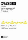 Cover: Sprachkunst - Beitr&auml;ge zur Literaturwissenschaft, Jahrgang XLVI/2015, 2. Halbband - Verlag der &ouml;sterreichischen Akademie der Wissenschaften