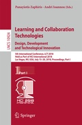Cover: Learning and Collaboration Technologies. Design, Development and Technological Innovation - Springer
