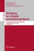 Cover: Designing for a Digital and Globalized World - Springer