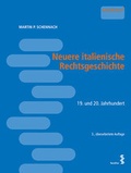 Cover: Neuere italienische Rechtsgeschichte - Facultas
