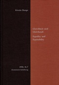Cover: Gleichheit und Gleichma&szlig;. Equality and Equitability - frommann-holzboog