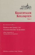 Cover: Geistliches Leben und standesgem&auml;&szlig;es Auskommen - Jan Thorbecke Verlag
