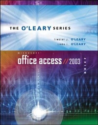Abbildung von: O'Leary Series: Microsoft Access 2003 Brief with Student Data File CD - McGraw-Hill Professional
