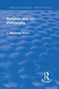Cover: Revival: Bergson and His Philosophy (1920) - Routledge