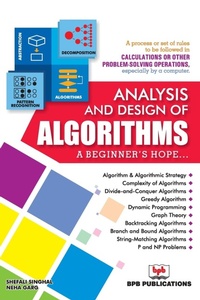 Abbildung von: Analysis and Design of Algorithms- A Beginner's Hope - BPB Publications
