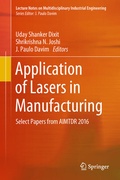 Cover: Application of Lasers in Manufacturing - Springer