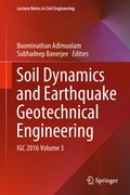 Cover: Soil Dynamics and Earthquake Geotechnical Engineering - Springer