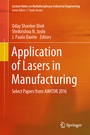Cover: Application of Lasers in Manufacturing - Springer