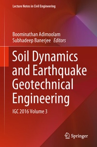 Enlarge image Cover: Soil Dynamics and Earthquake Geotechnical Engineering - Springer