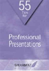 Enlarge image Cover: 55 Tips for Professional Presentations - Spearmint Books
