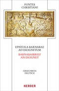 Cover: Epistola Barnabae / Barnabasbrief - Ad Diognetum / An Diognet - Verlag Herder