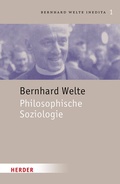 Cover: Philosophische Soziologie - Verlag Herder