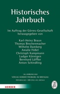 Cover: Historisches Jahrbuch - Verlag Herder