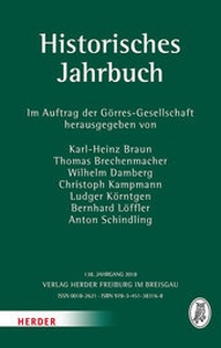 Abbildung von: Historisches Jahrbuch - Verlag Herder