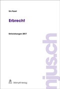 Cover: Erbrecht - St&auml;mpfli Verlag