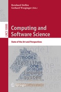 Cover: Computing and Software Science - Springer