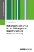 Cover: Dokumentenanalyse in der Bildungs- und Sozialforschung - Beltz eBook