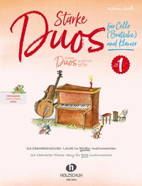 Abbildung von: Starke Duos 1 für Cello (Bratsche) und Klavier - Editionen Halbig