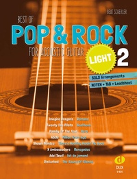 Abbildung von: Best of Pop & Rock for Acoustic Guitar light 2 - Edition DUX