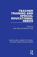 Cover: Teacher Training and Special Educational Needs - Routledge